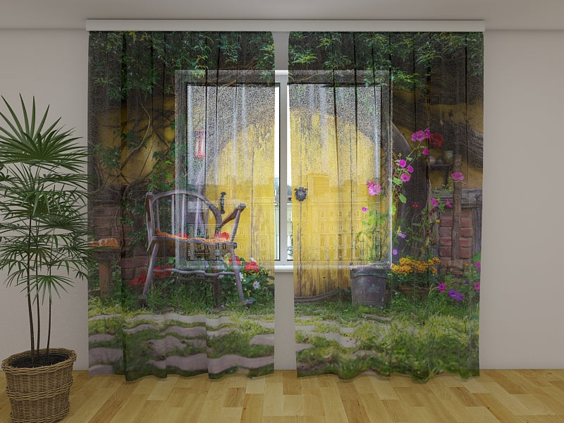Photo Curtain Hobbit House - Wellmira