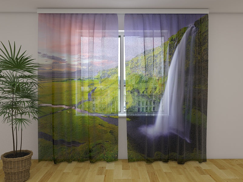 Photo Curtain Iceland Stunning Landscape