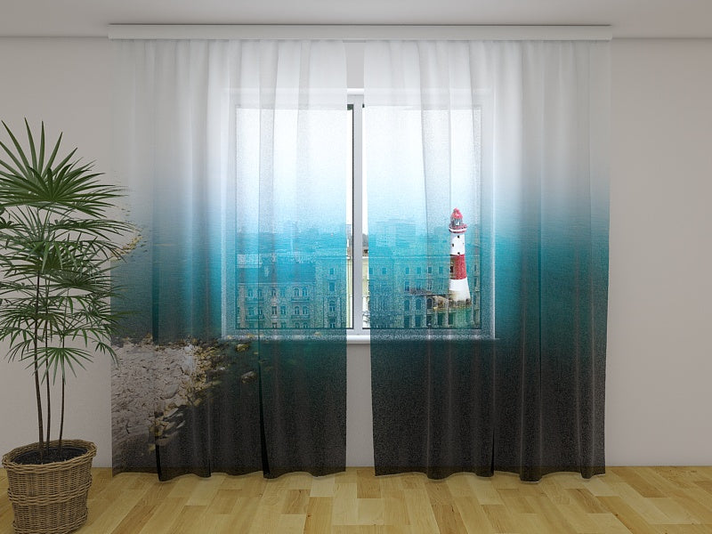 Photo Curtain Lighthouse