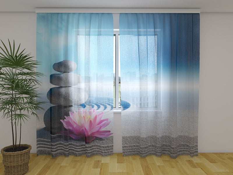 Photo Curtain Lily on the Sand