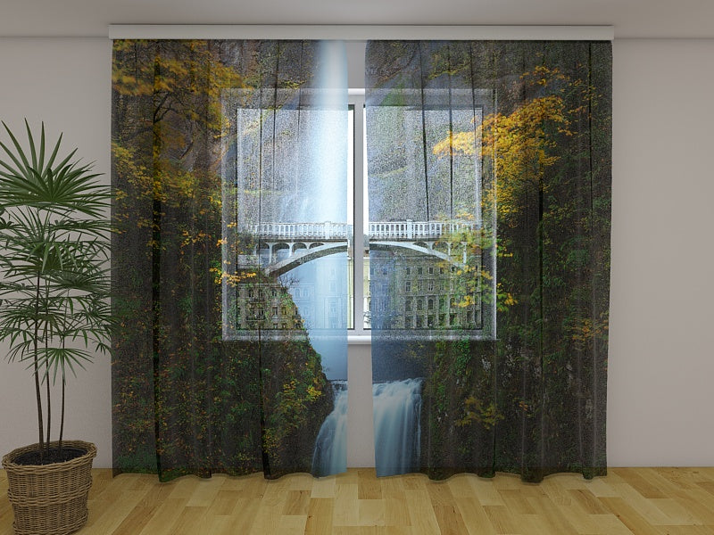 Photo Curtain Multnomah Falls