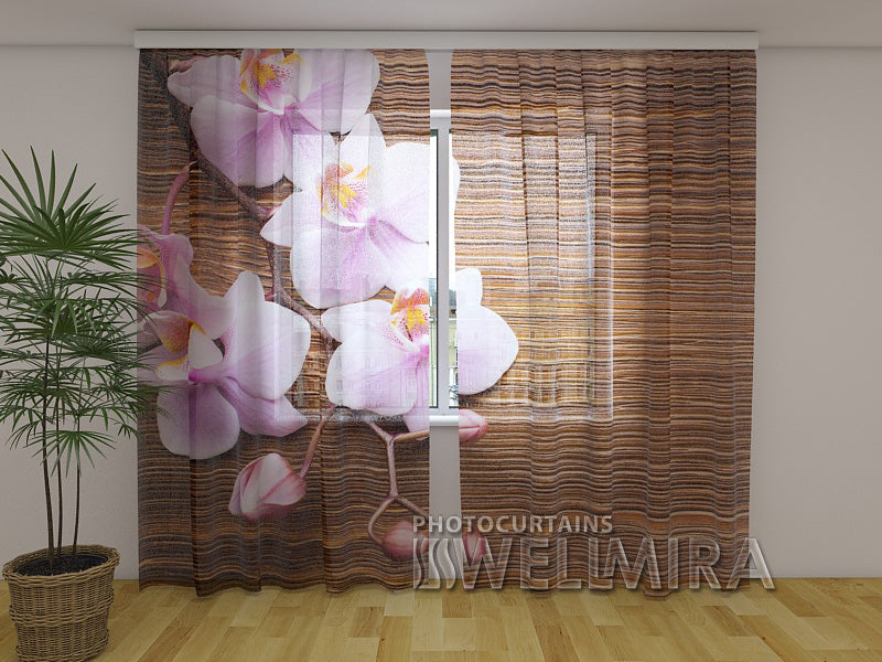 Photocurtain Orchid and Tree - Wellmira