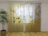 Photo Curtain Orchids on Gold