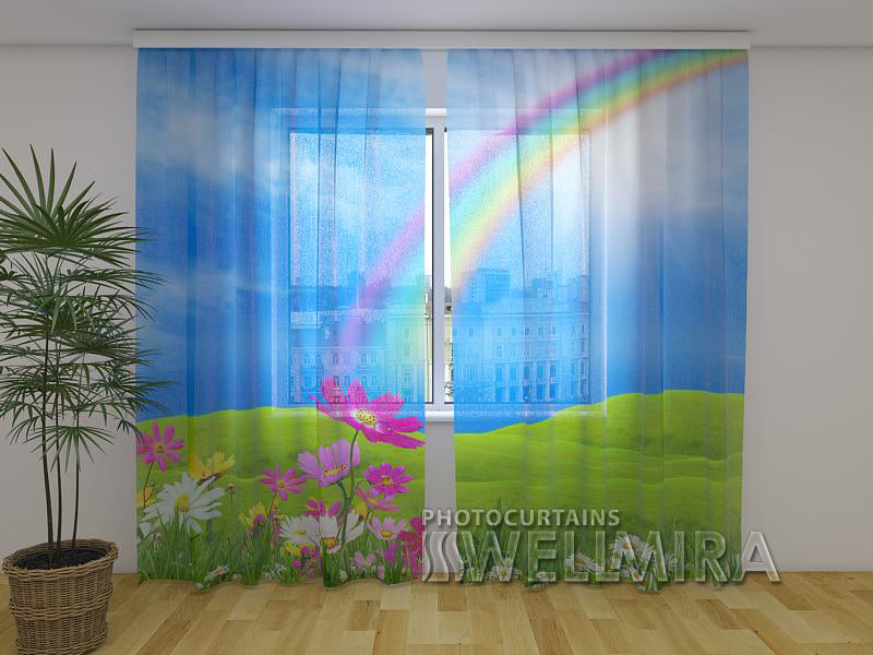 3D Curtain Rainbow - Wellmira