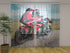 Photo Curtain Red Motorbike Honda
