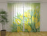 Photo Curtain Spring Bright Yellow Tulips