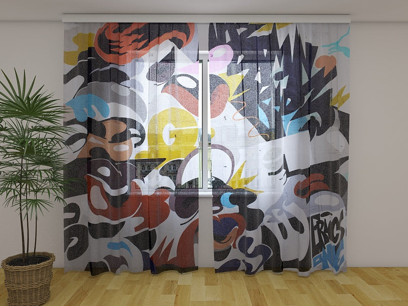 Photo Curtain Wall Street Art