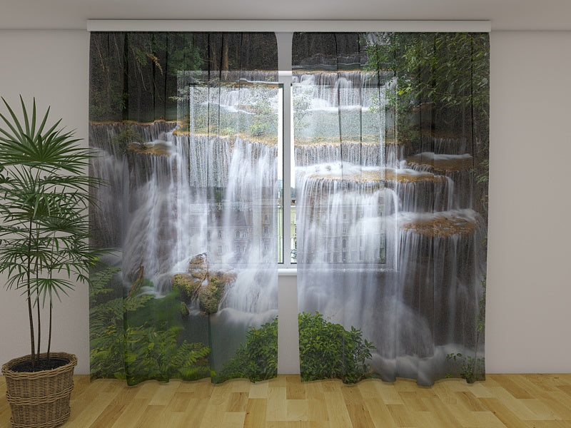 Photo Curtain Waterfall in Kanchaburi