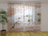 Photo Curtain White Orchids on Silk
