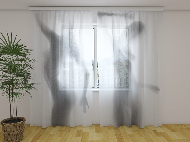 Photo Curtain Women's Shadows