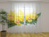 Photo Curtain Yellow Orchids