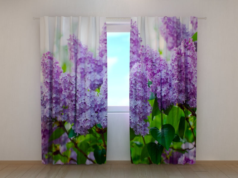 Photo Curtain Garden Lilac