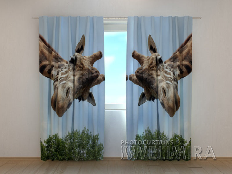 3D Curtain Giraff - Wellmira