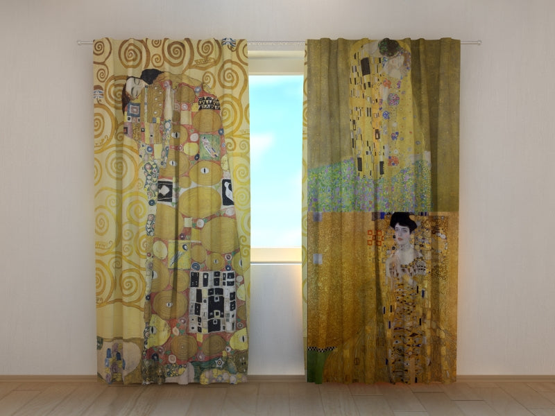 Photo Curtain Gustav Klimt Collage