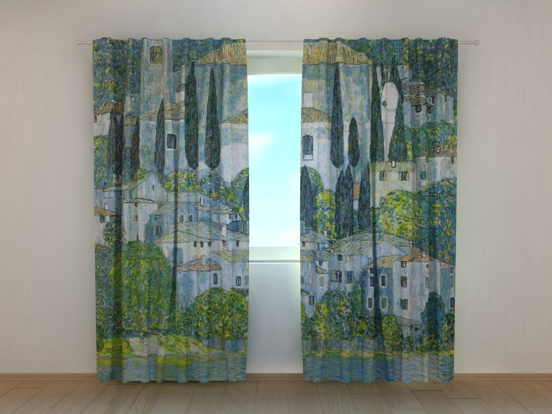 Cortina fotográfica Iglesia de Gustav Klimt en Cassone