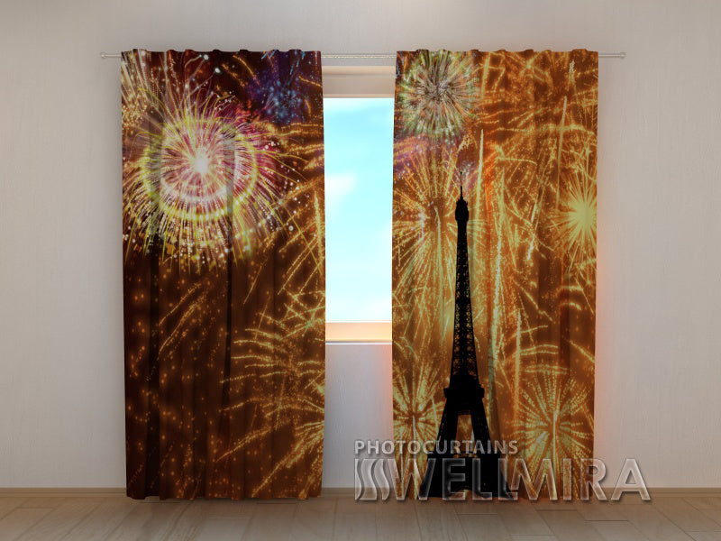 3D Curtain Holiday Paris - Wellmira
