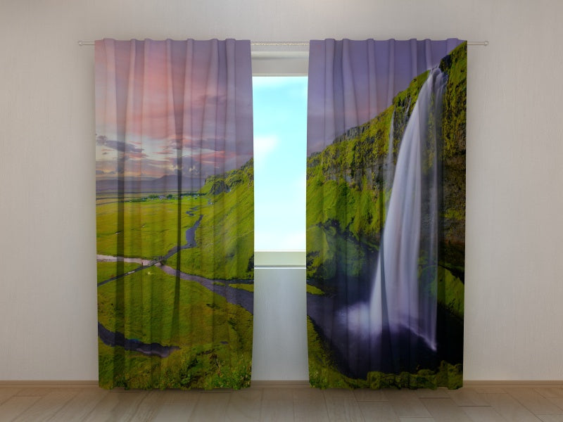 Photo Curtain Iceland Stunning Landscape