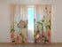 Photo Curtain Irises and Butterflies - Wellmira