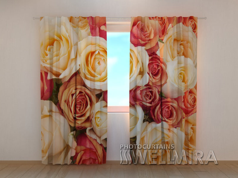 Photo Curtain Candy Roses