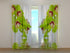 Photocurtain Lime-Coloured Orchid - Wellmira