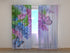 3D Curtain Lilac and Butterflies - Wellmira