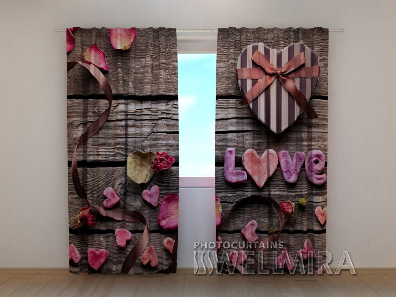 3D Curtain Love - Wellmira