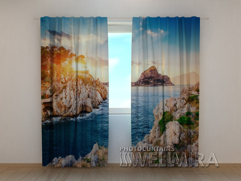 Photo Curtain Lovely Sicilia - Wellmira