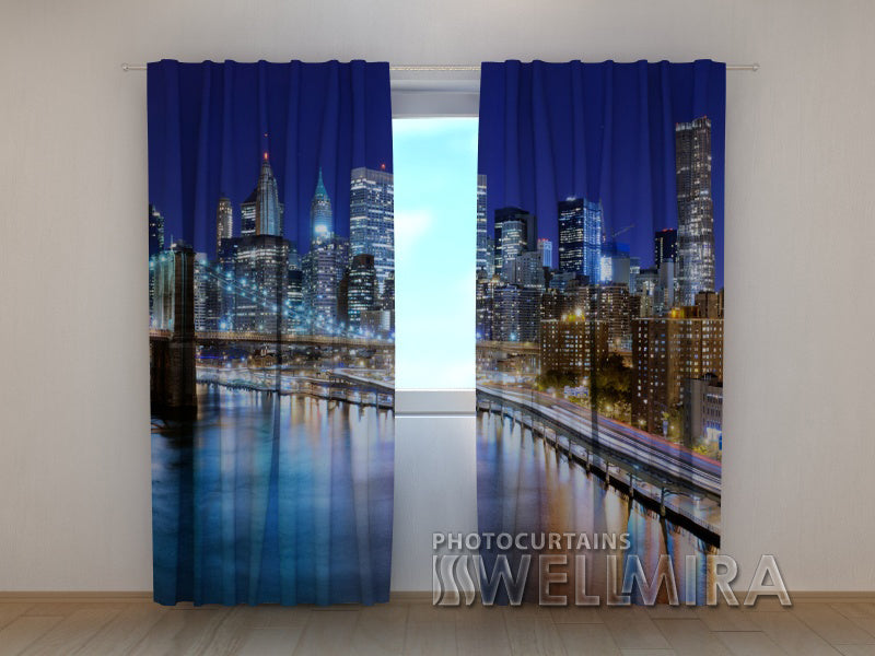 Photo Curtain Manhattan Bridge - Wellmira