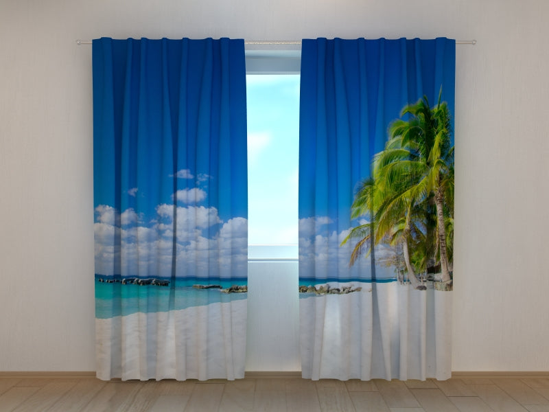 Photo Curtain Mauritius Beach