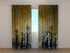 Photo Curtain Metallic Chess