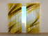 Photo Curtain Modern Golden Abstraction