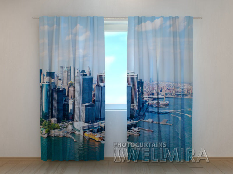 Photo Curtain New-York Cloud View 2 - Wellmira