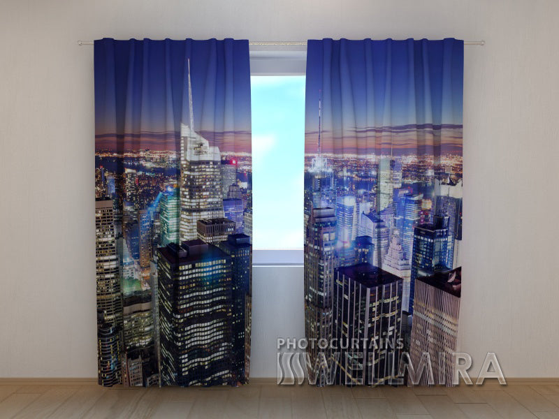 Photo Curtain Night New-York - Wellmira