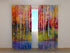 Photo Curtain Oil Painting Colorful Autumn Trees