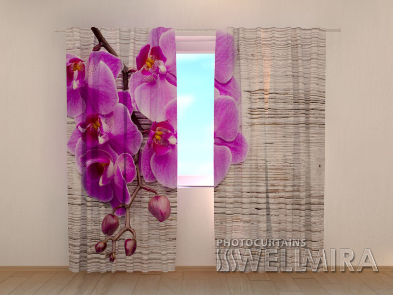 Photocurtain Orchids and Tree 2 - Wellmira