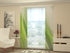 Set of 2 Panel Curtains Abstraction of Lime - Wellmira