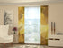 Set of 2 Panel Curtains Golden Abstraction - Wellmira