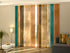 Sliding Panel Curtain Abstract Stripes in Pastel Colors