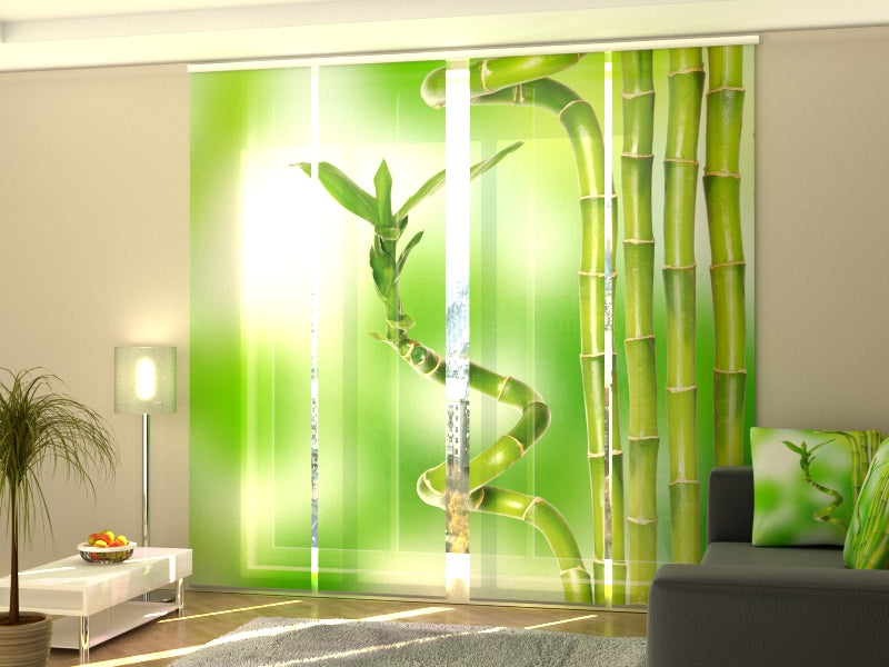 Sliding Panel Curtain Amazing Bamboo
