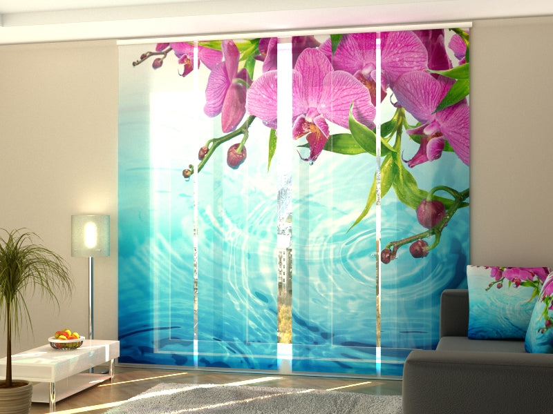 Sliding Panel Curtain Amazing Orchid