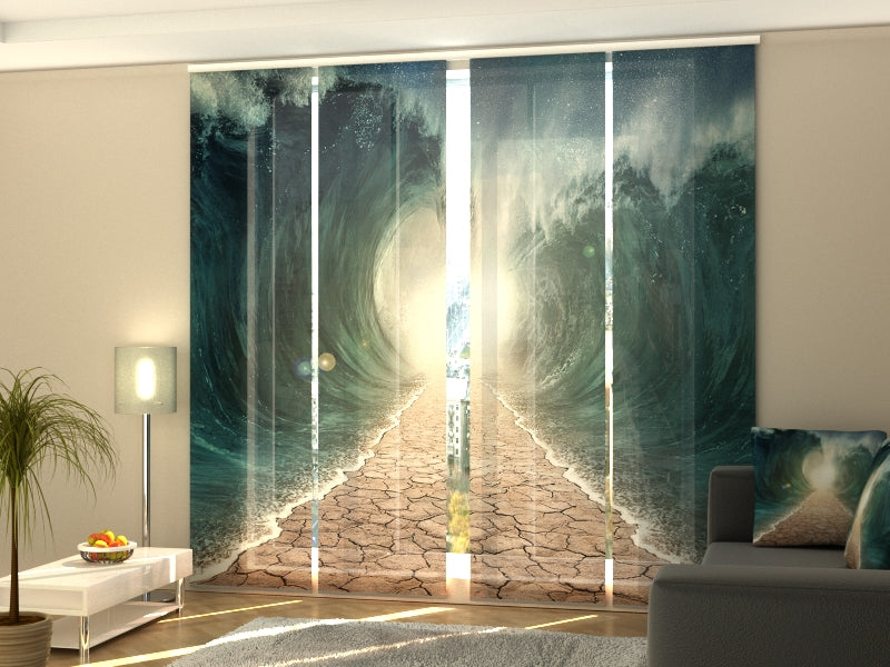 Sliding Panel Curtain Amazing Waves