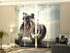 Sliding Panel Curtain Biker on Mountain Highway - Wellmira