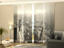 Sliding Panel Curtain Black and White Manhattan - Wellmira