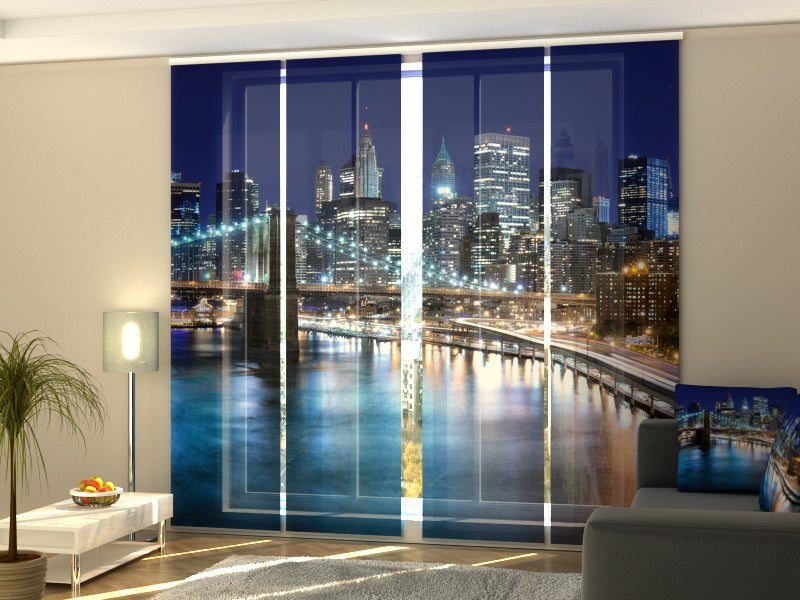Set of 4 Panel Manhattan Bridge
