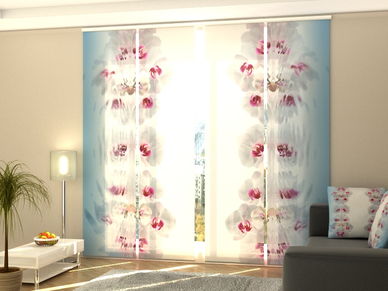 Conjunto de 4 orquídeas musicales de panel