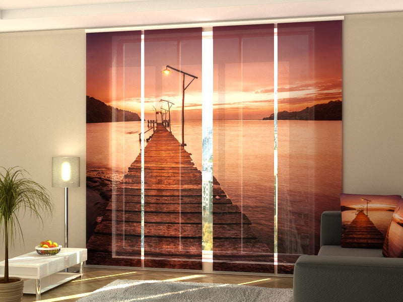 Set of 4 Panel Path to the Sea