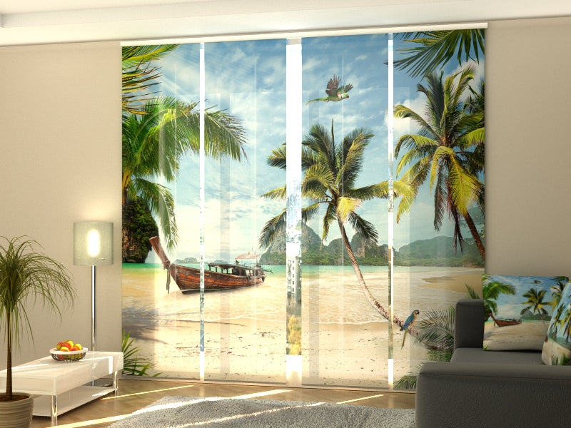 Lot de 4 Panneaux Ile des Pirates