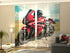Set of 4 Panel Red Motorbike Honda
