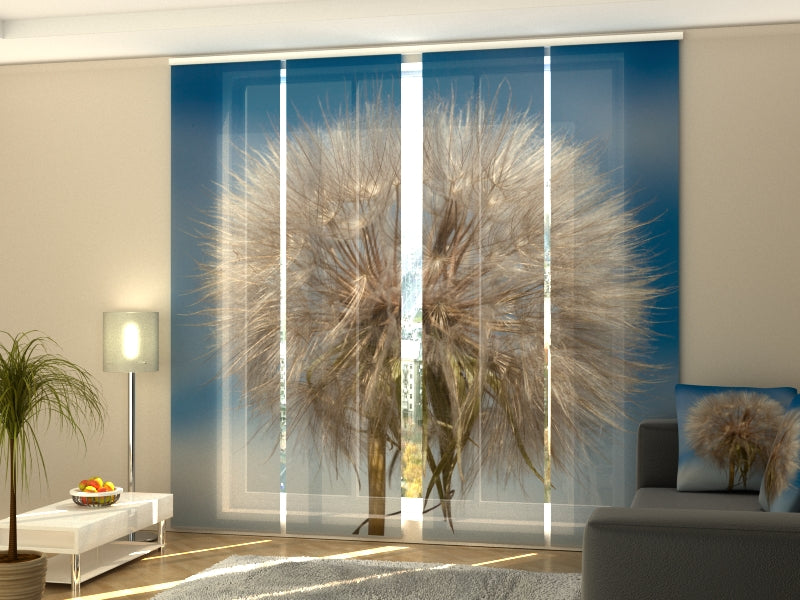 Ensemble de 4 panneaux Sky Dandelion