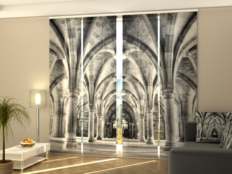 Set of 4 Panel Curtains Spectacular Hall in University of Glasgow, Scotland
